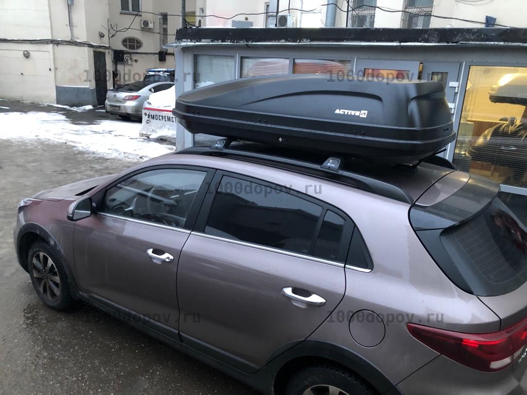 Автобокс ПТ Групп ACTIVE М (450 л.) двухсторонний черный — рисунок 18