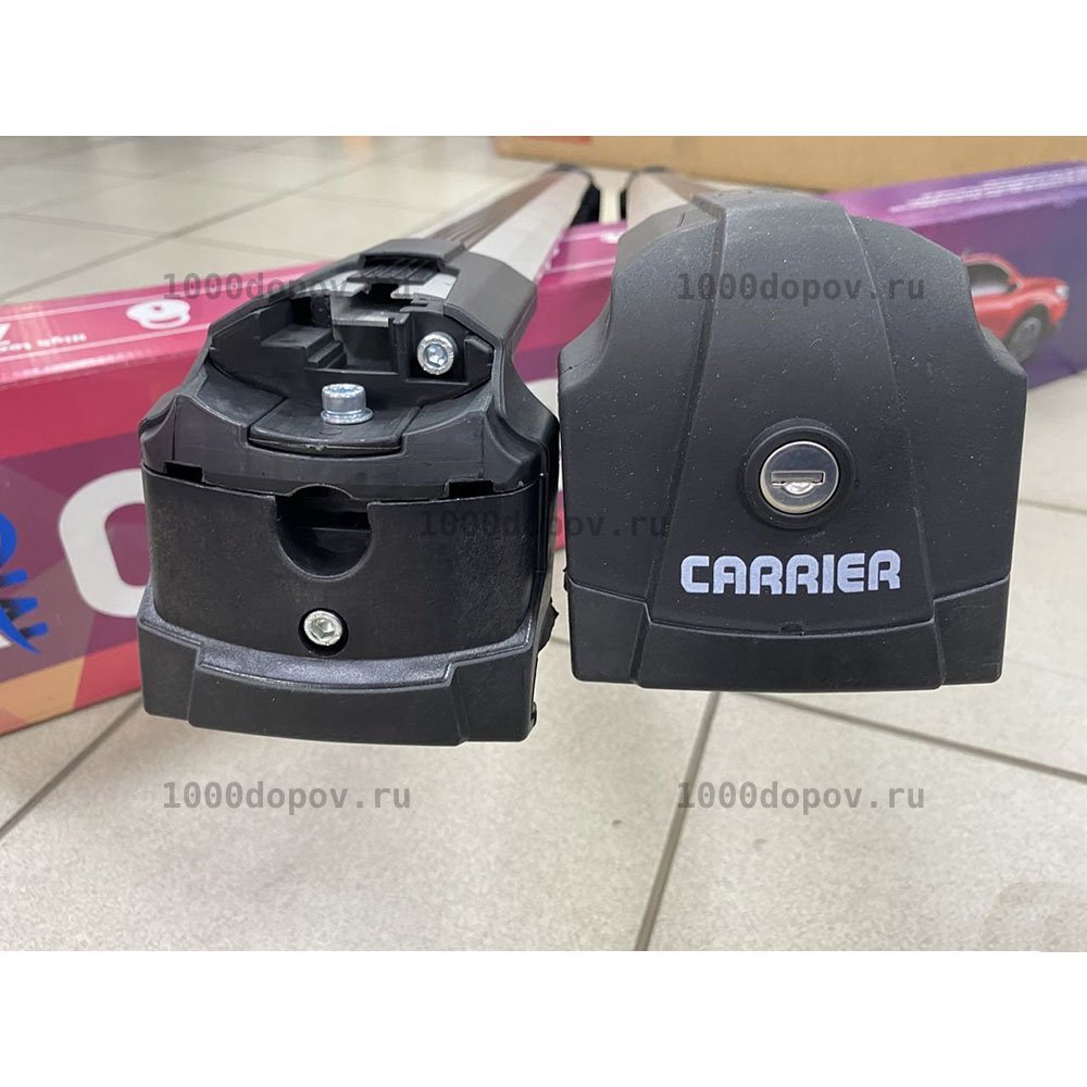 (a)Багажные поперечины CARRIER V2 на интегриров. рейлинги серебристые — рисунок 7