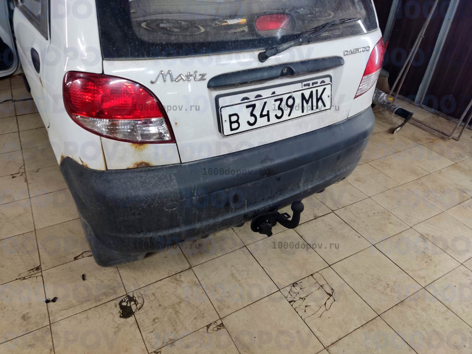 Фаркоп Avtos DW 04 Daewoo Matiz 2002-2015 — рисунок 1