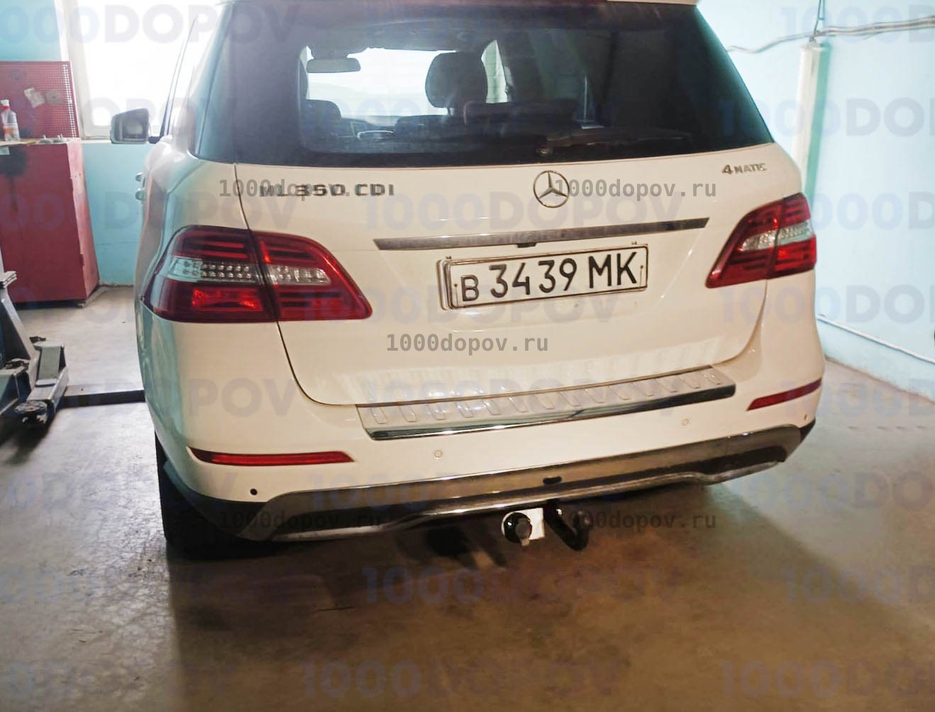 Фаркоп Avtos MB 07 Mercedes ML (w164) 2005 - 2012, ML (w166) 2012 - 2015 — рисунок 2