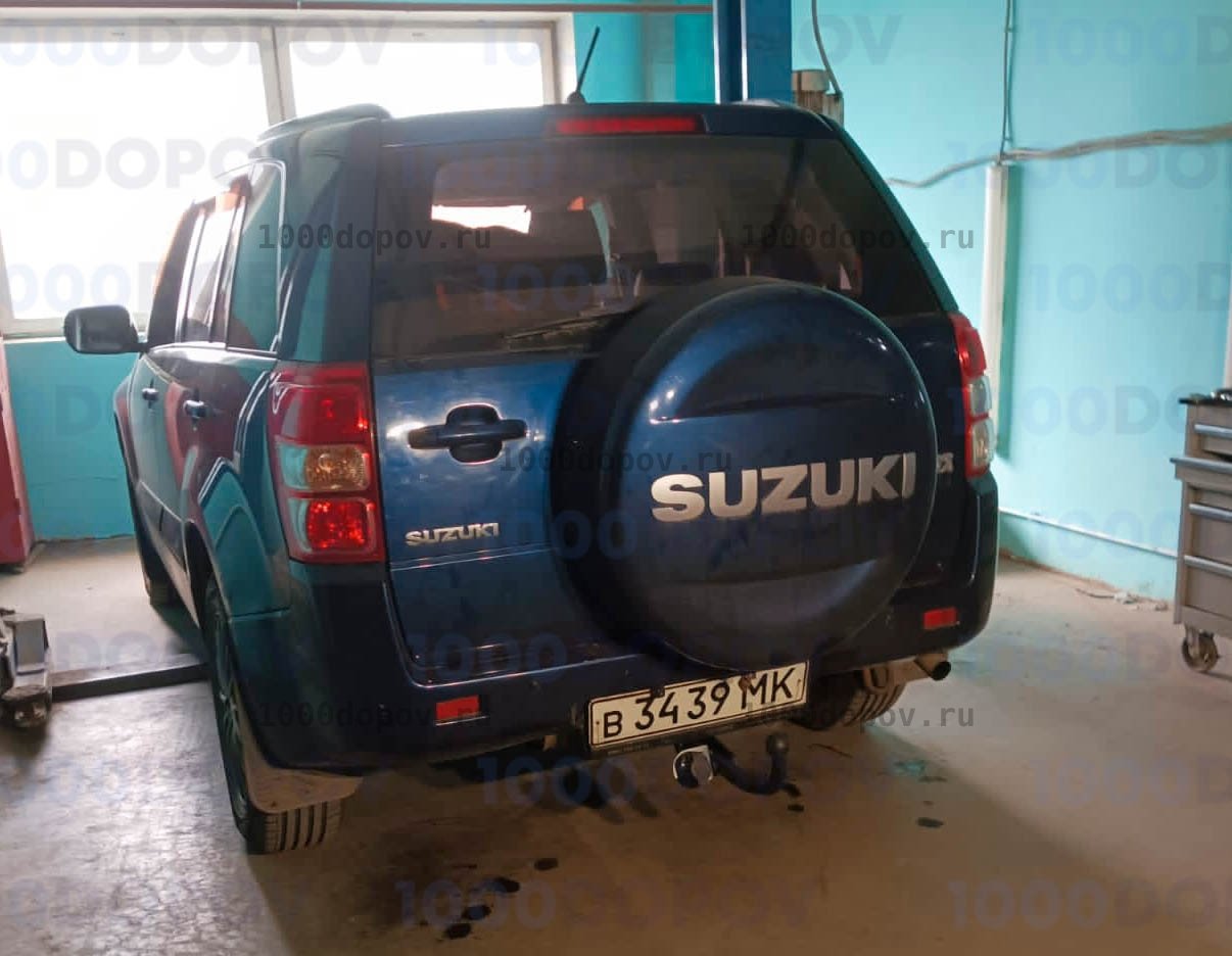 Фаркоп Трейлер 7900 Suzuki Grand Vitara 2005-2015 (5 дв., 2л, запасное колесо на двери) — рисунок 2