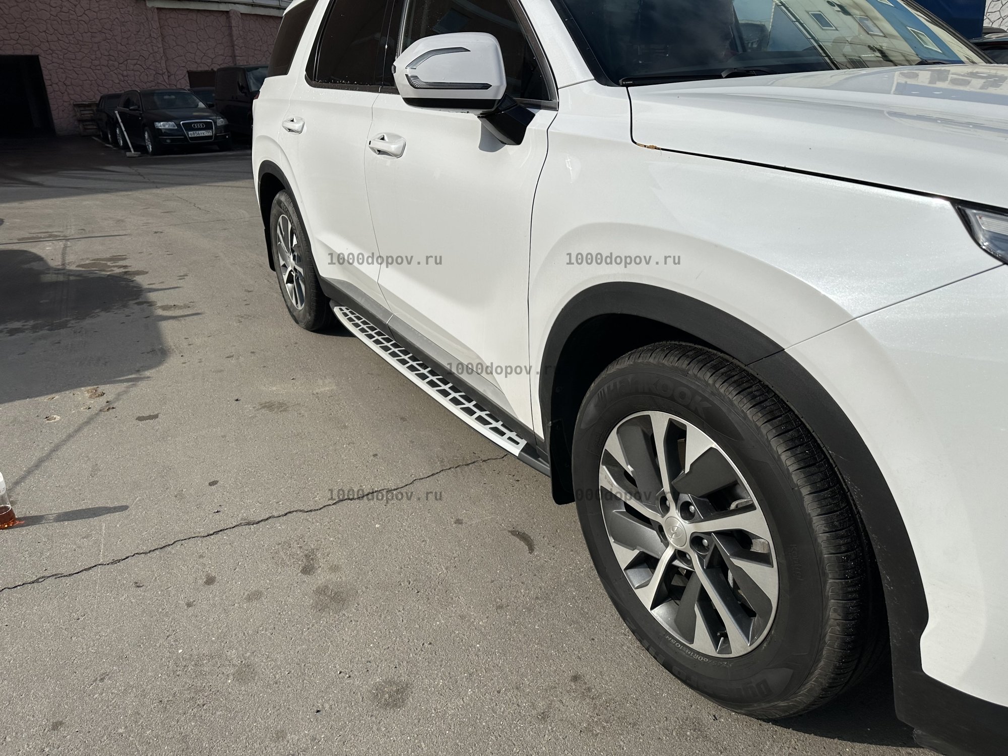 Пороги подножки на Hyundai Palisade 2018-2025 — рисунок 7