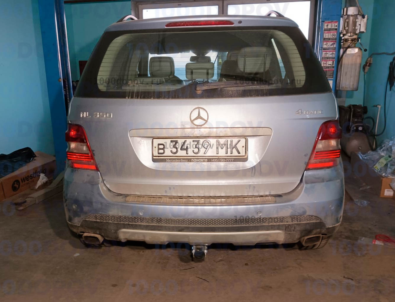 Фаркоп Galia M115C Mercedes GLS (W166) 2016-н.в./ GLE (W166) 2016- (оцинк.) — рисунок 18