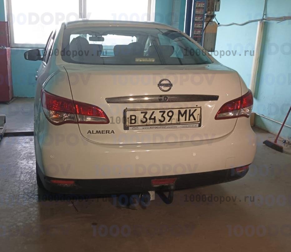 Фаркоп Avtos NS 24 Nissan Almera 2013-н.в. — рисунок 3