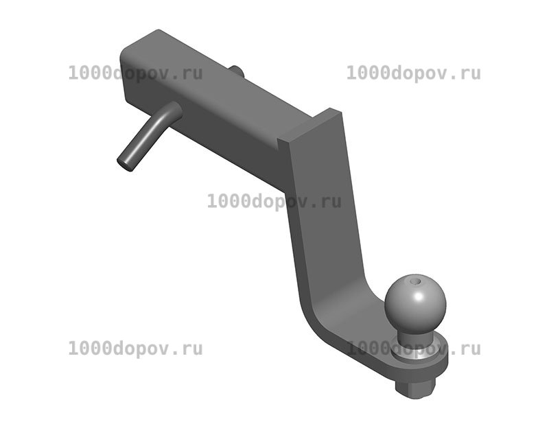 Кронштейн под американский квадрат 50х50 занижением 150 мм — рисунок 7