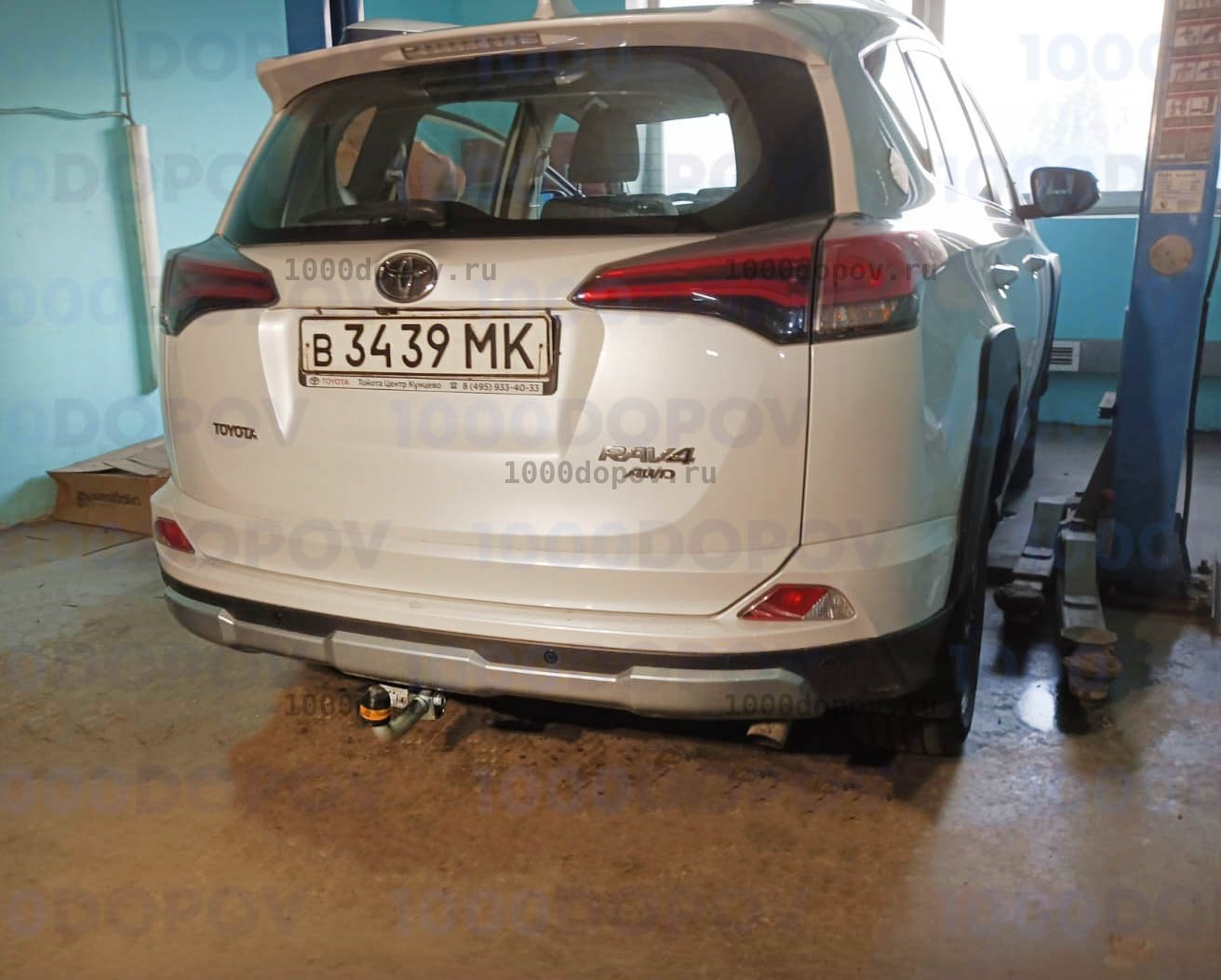 Фаркоп Motodor 92506-A Toyota Rav 4 2013-2019 (оцинк. шар) — рисунок 1