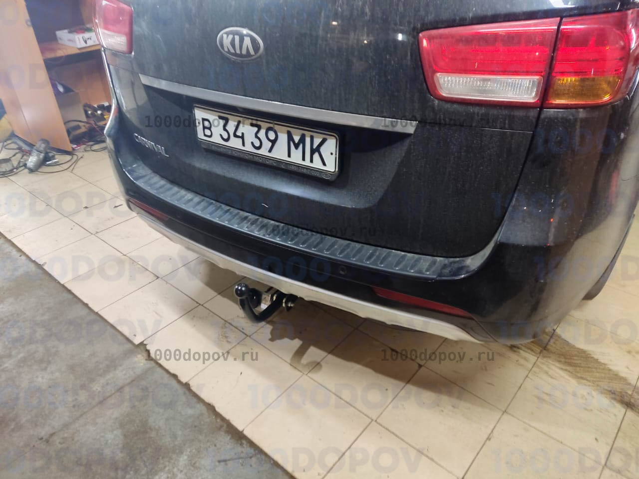 Фаркоп Leader Plus K133-A Kia Carnival III (YP) 2014 - 2021 г.в. — рисунок 8