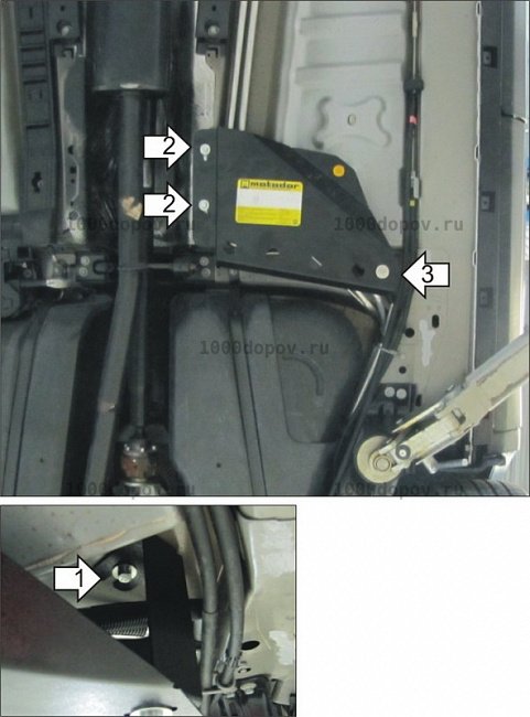 Защита Motodor 00751 Ford Explorer Sport 2012-2019 (Трубки кондиционера) — рисунок 4