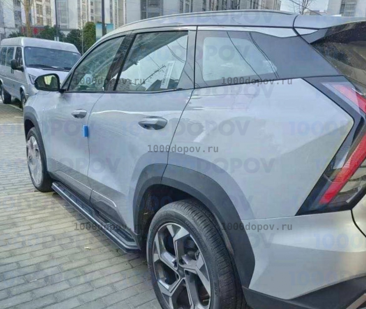 Пороги подножки на Geely Atlas New (Новый) 2024-н.в. — рисунок 4