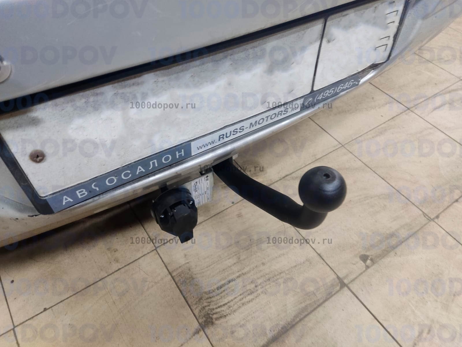 Фаркоп Avtos NS 23 Nissan Tiida (седан, hb) 2007-н.в. — рисунок 5