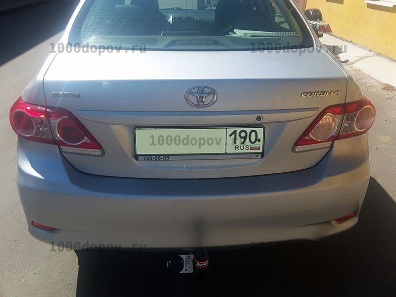Фаркоп Avtos TY 18 Toyota Corolla 2007-2013 — рисунок 1