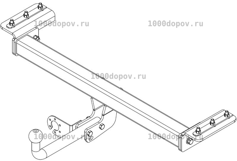 Фаркоп AvtoS CE 04 Xcite X-Cross 7 2024-н.в. — рисунок 1
