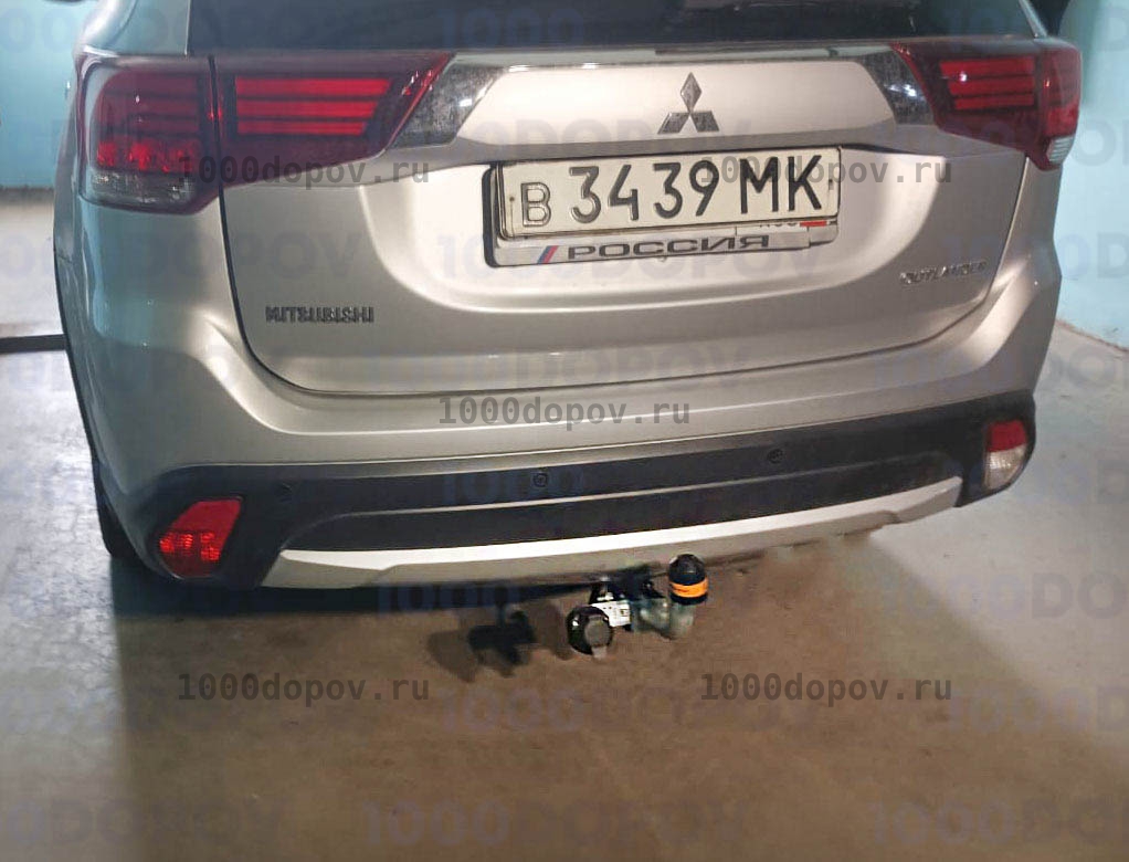 Фаркоп Motodor 91312-A Mitsubishi Outlander 2012 - 2019, 2019 - н.в. (оцинк. шар) — рисунок 1
