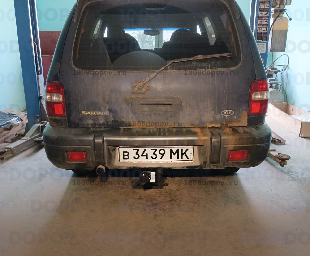 Фаркоп Avtos KI 11 KIA Sportage 1 2001-2004 — рисунок 4